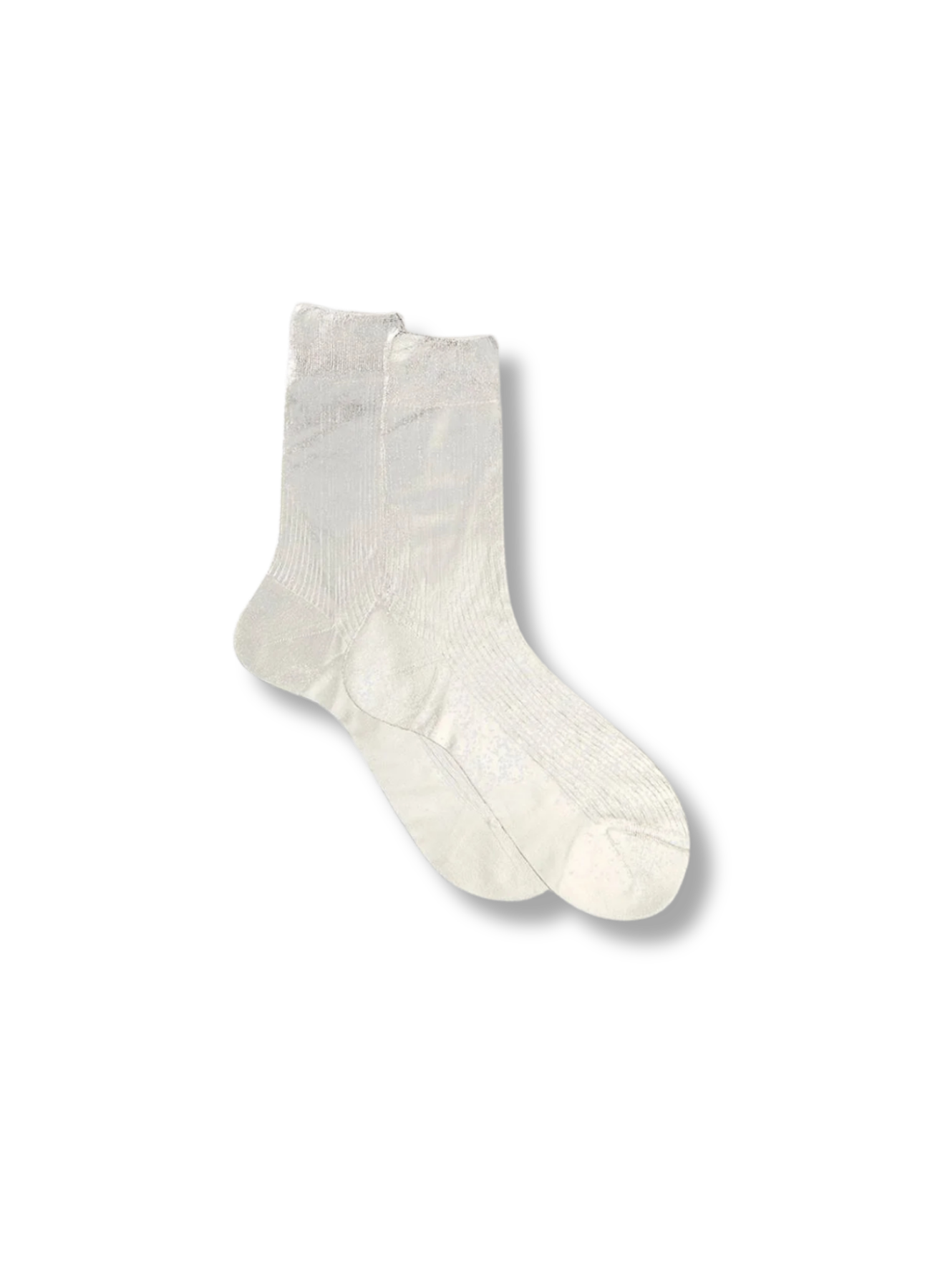 MARIA LA ROSA One Ribbed Laminated Socks