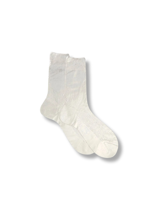 MARIA LA ROSA One Ribbed Laminated Socks