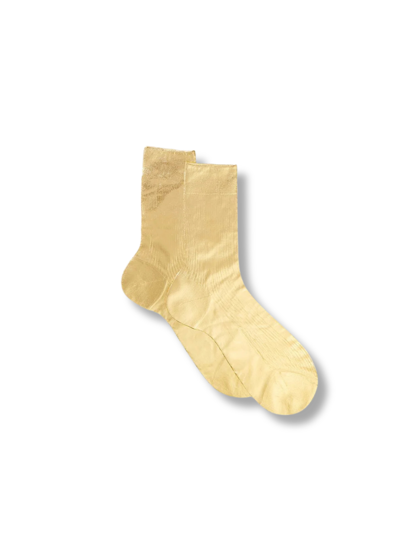 MARIA LA ROSA One Ribbed Laminated Socks