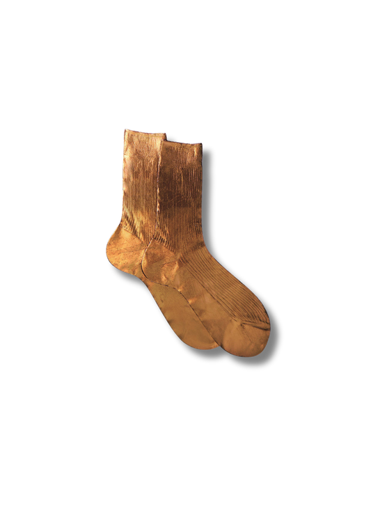 MARIA LA ROSA One Ribbed Laminated Socks