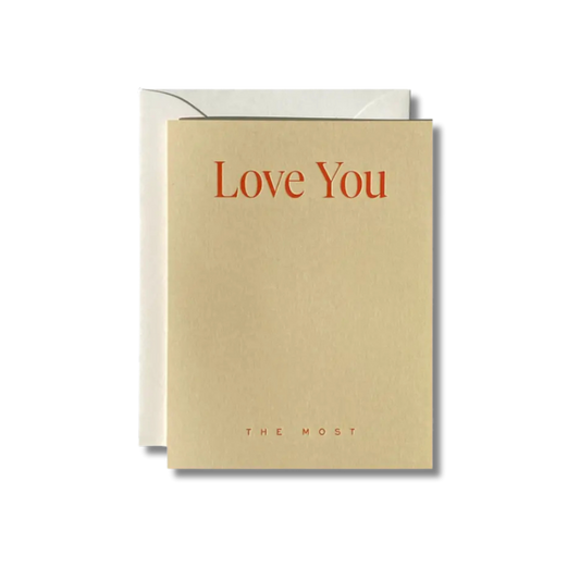 JAYMES PAPER Love You The Most Card No. 33