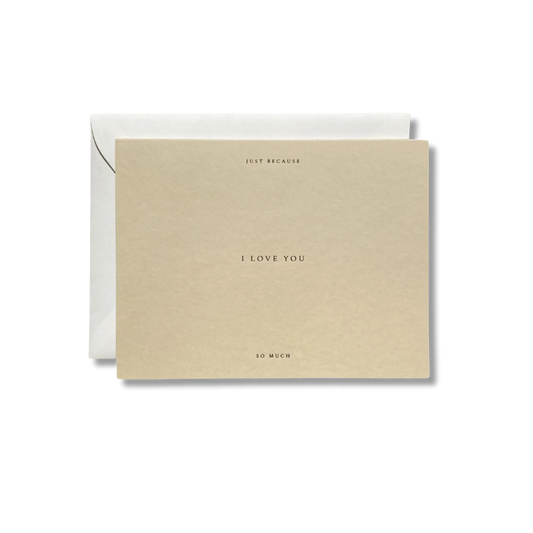 JAYMES PAPER I Love You Card No. 1