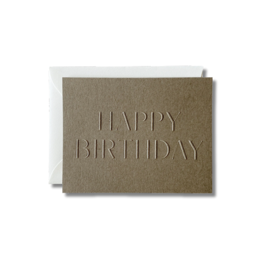 JAYMES PAPER Happy Birthday Card No. 10