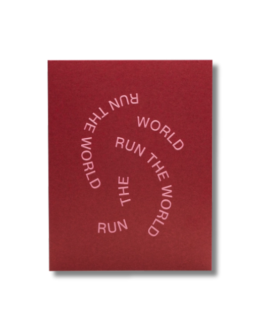 SHORT TALK Run the World Card