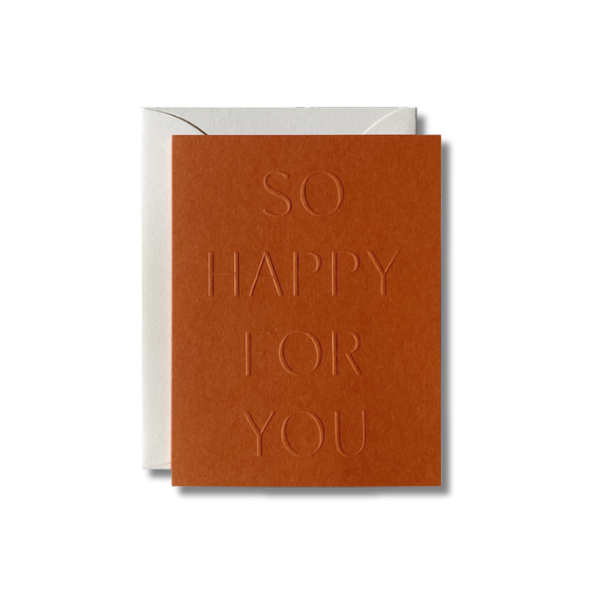 JAYMES PAPER So Happy For You Card No. 10