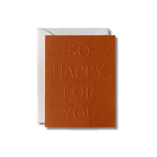 JAYMES PAPER So Happy For You Card No. 10