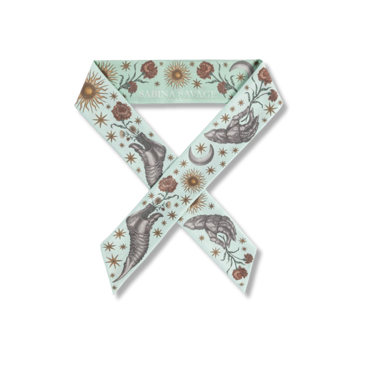 SABINA SAVAGE The Celestial Steed Ribbon Scarf