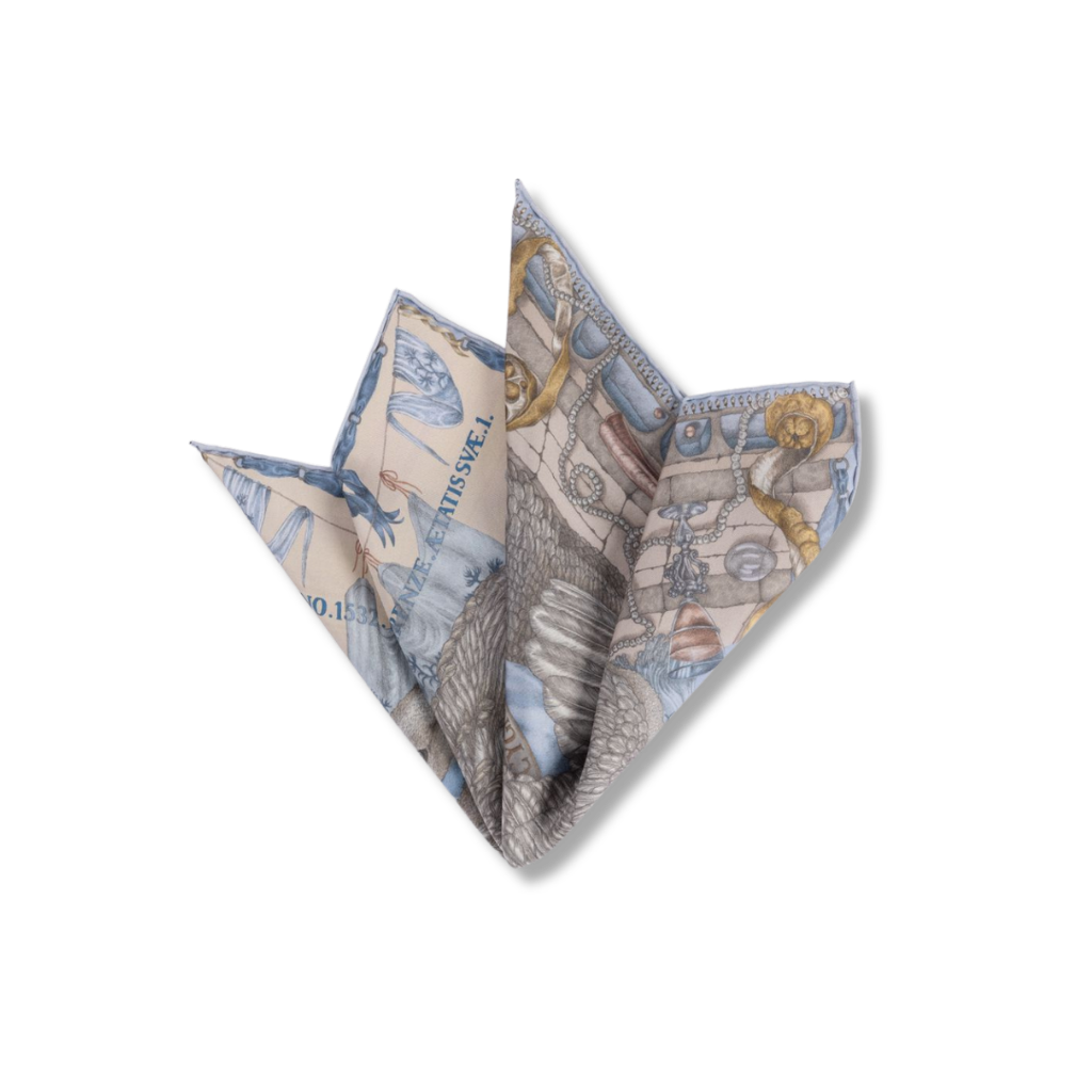 SABINA SAVAGE The Glass Swan Silk Scarf