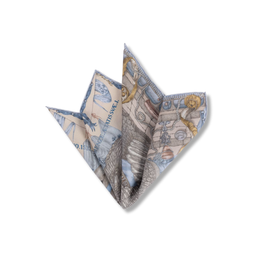 SABINA SAVAGE The Glass Swan Silk Scarf