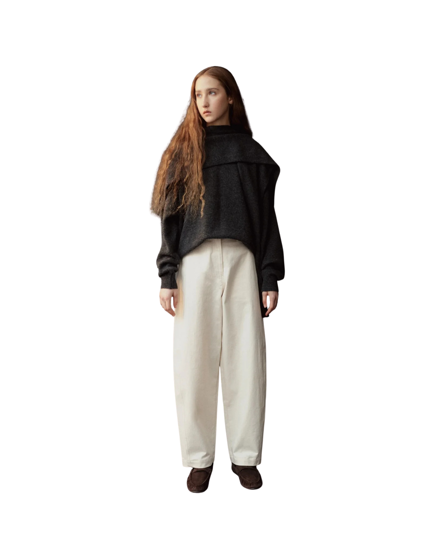 MIJEONG PARK Cotton Barrel-Leg Pants