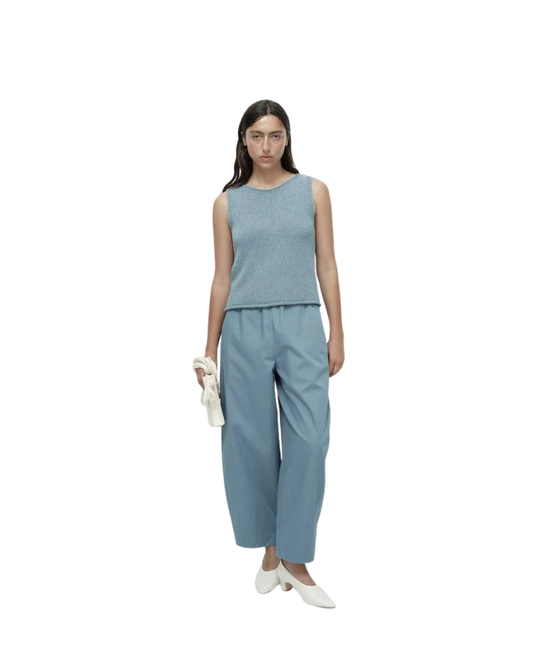 MIEJONG PARK Boat Neck Knit Tank