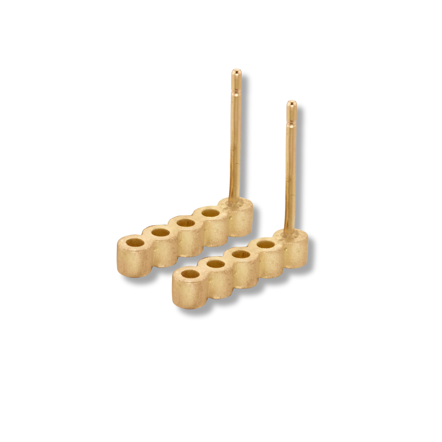 ELIZABETH MOORE Diamond Bar Studs