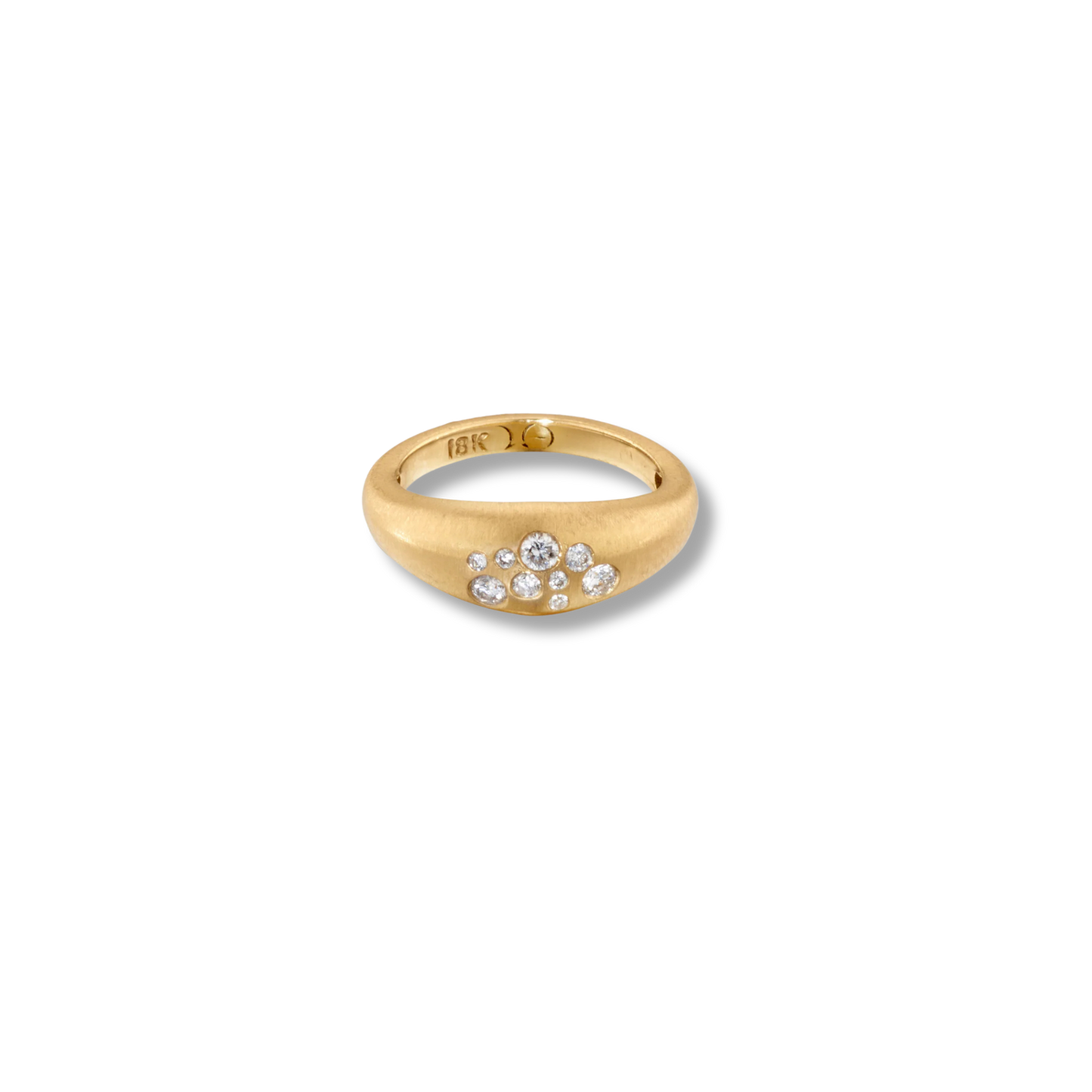 ELIZABETH MOORE Diamond Pinky Ring
