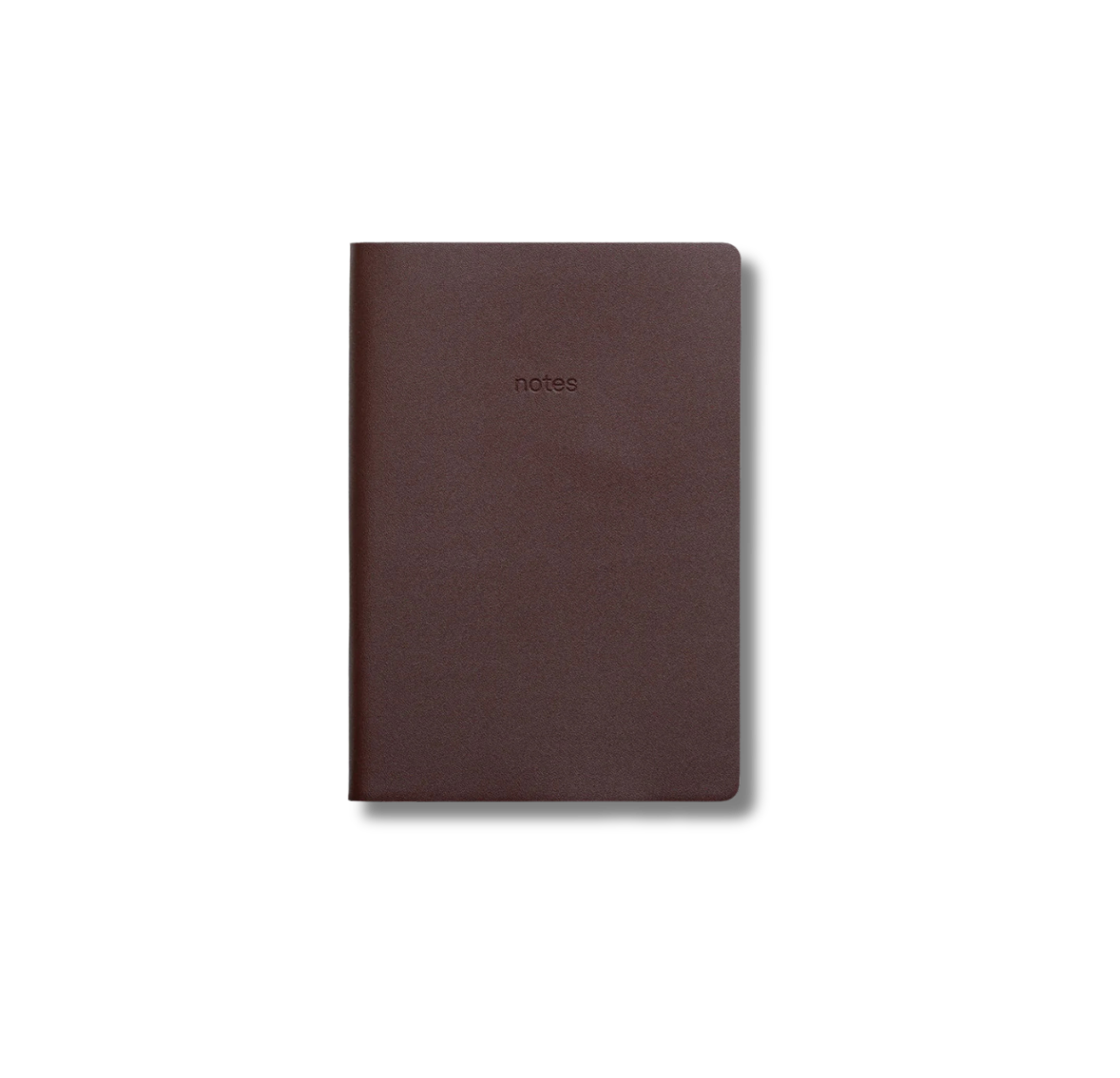 GRY MATTR A5 Vegan Leather Notebook Chocolate