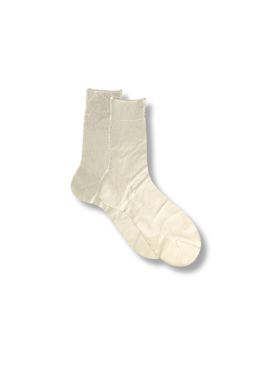MARIA LA ROSA One Ribbed Laminated Socks