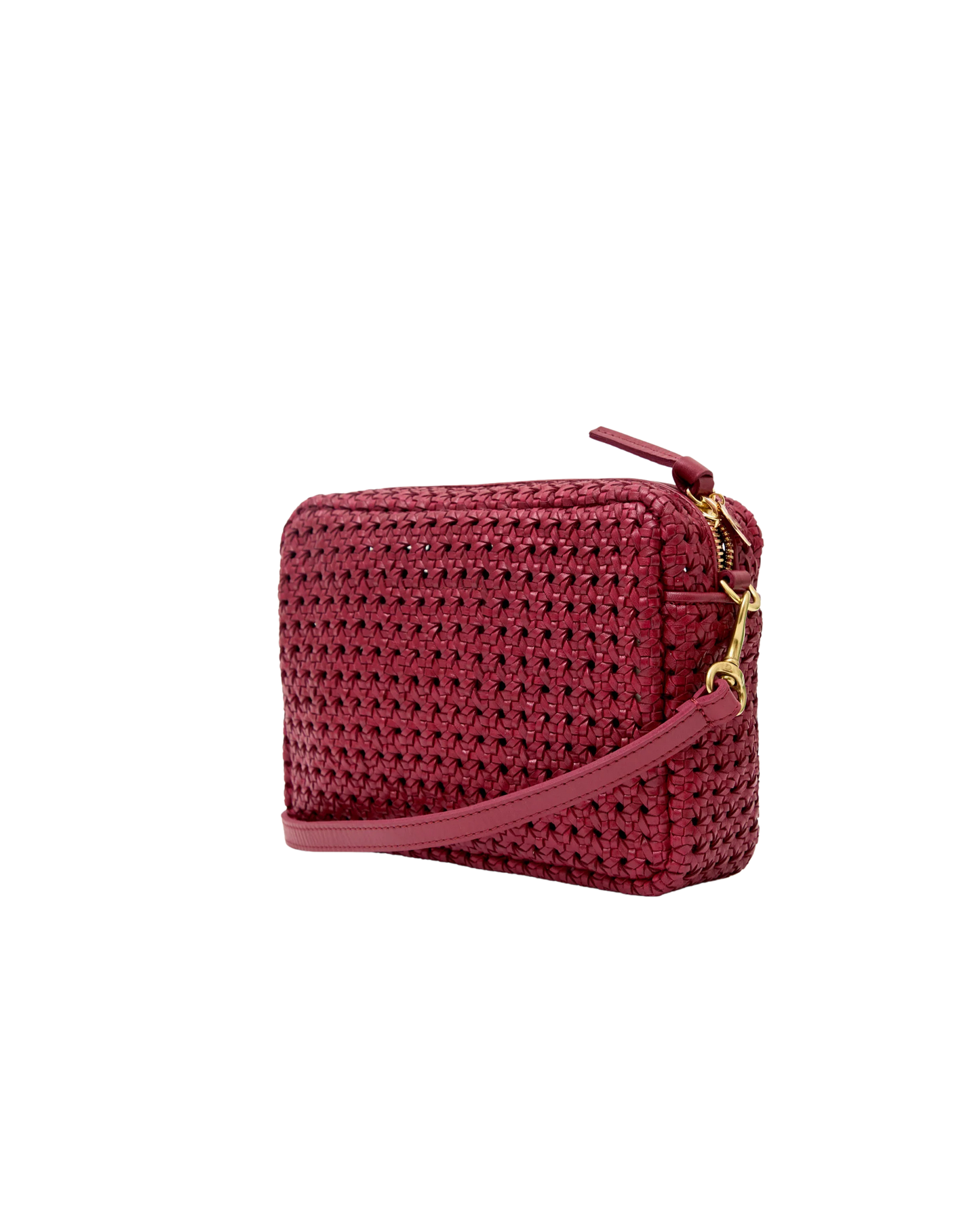 CLARE V Midi Sac Rattan