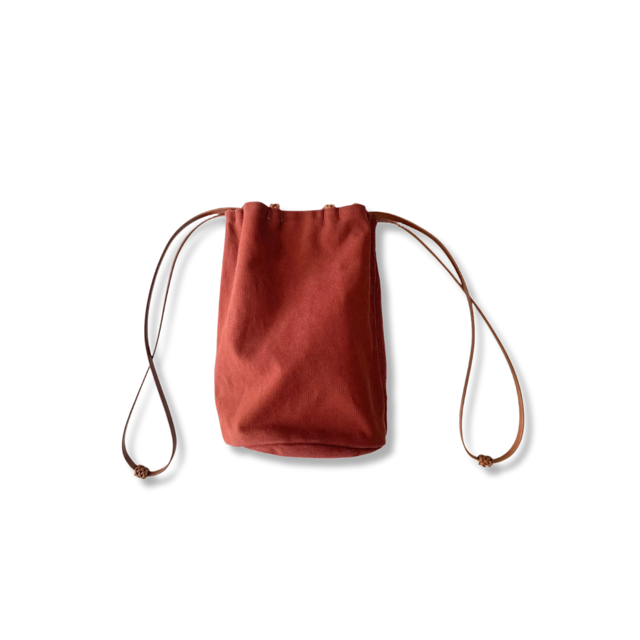 KAMARO'AN Naturally Dyed Bucket Drawstring Bag
