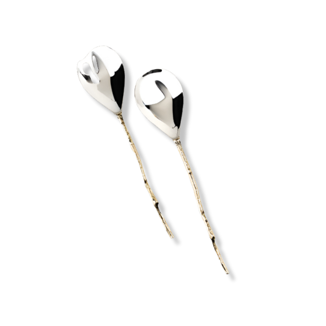 SHELTON METAL Olive Branch Serving Set