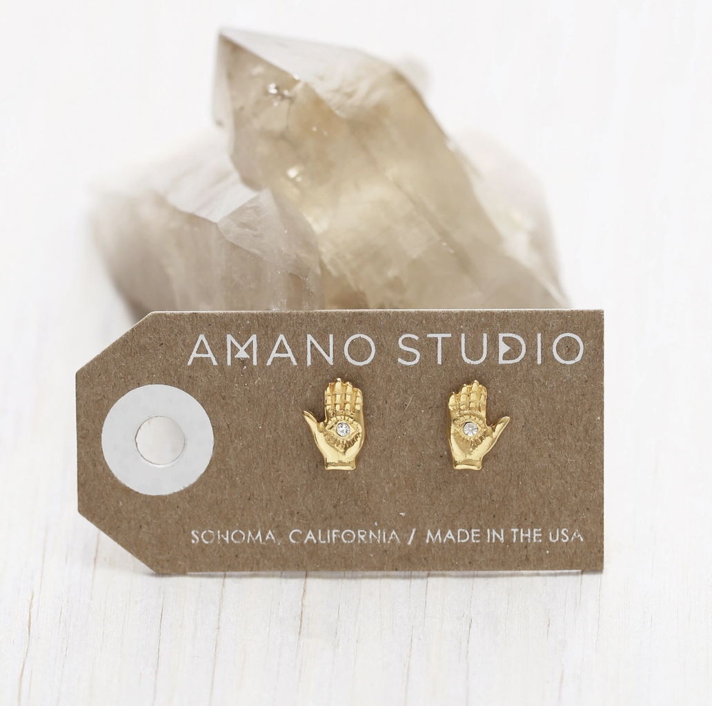 AMANO STUDIO Mystic Hands Studs