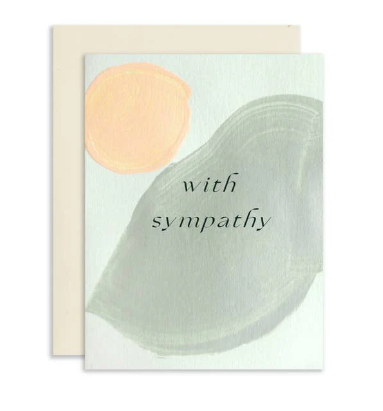 MOGLEA Sympathy Shape Card