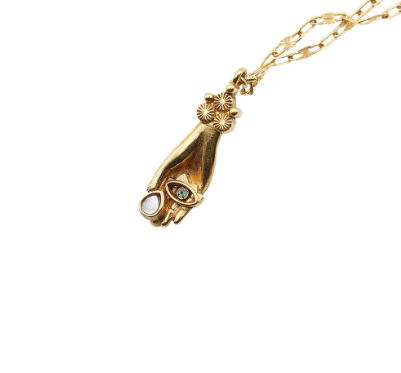 LA2L Hand Eye Drop Necklace