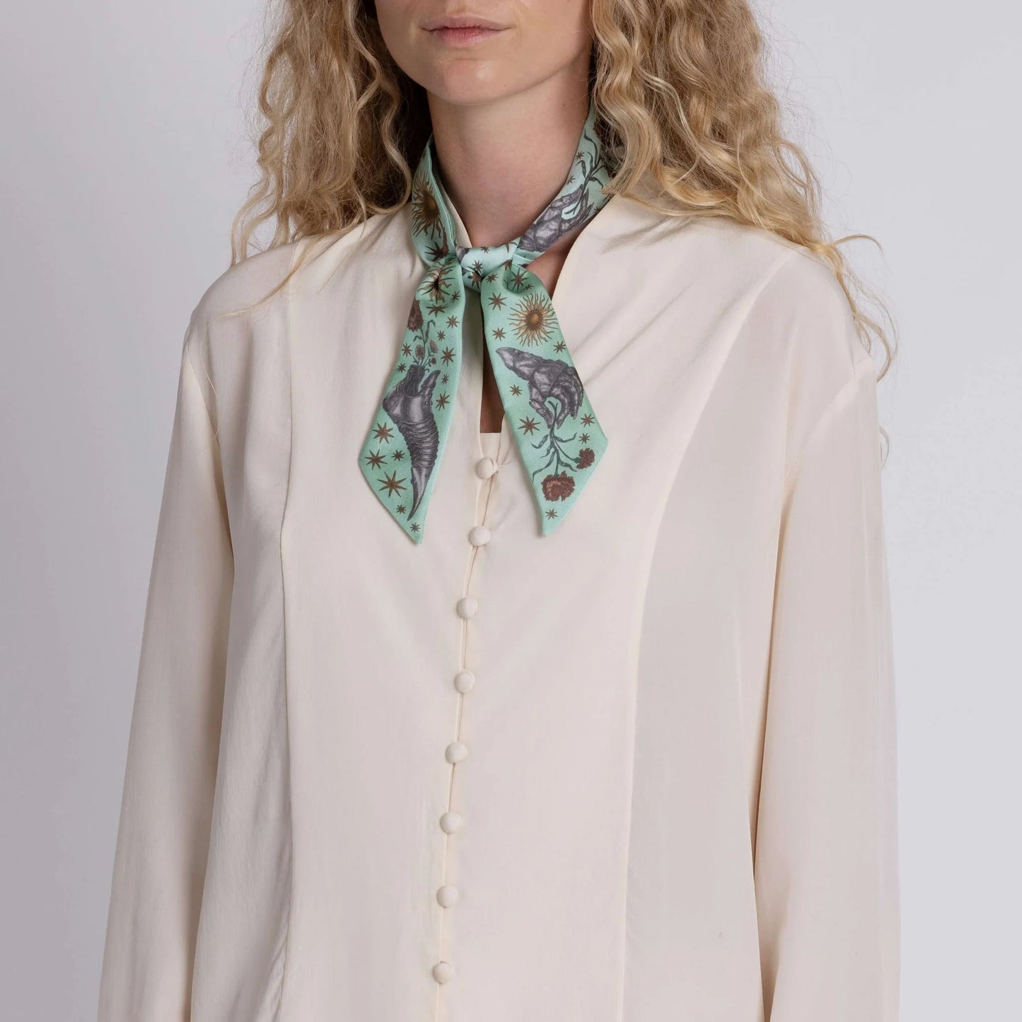 SABINA SAVAGE The Celestial Steed Ribbon Scarf