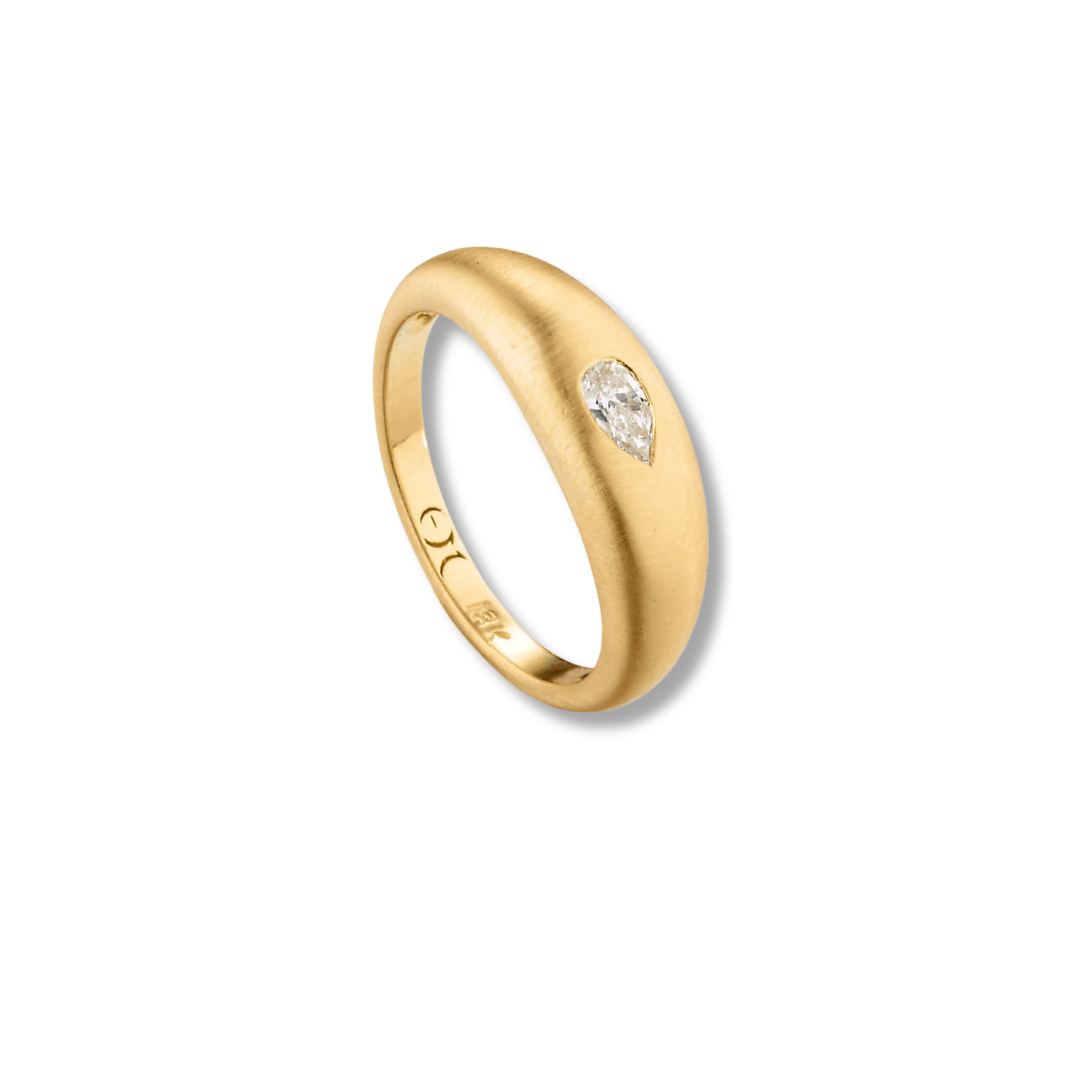 ELIZABETH MOORE Fairy Dust Diamond Teardrop Ring