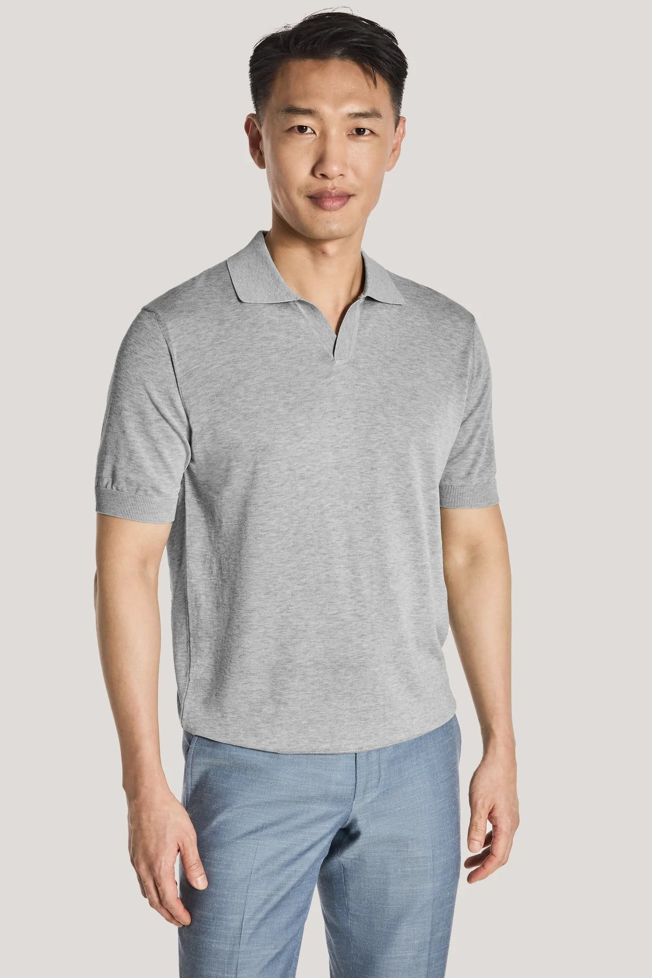 JACK VICTOR Johnny Collar Sweater