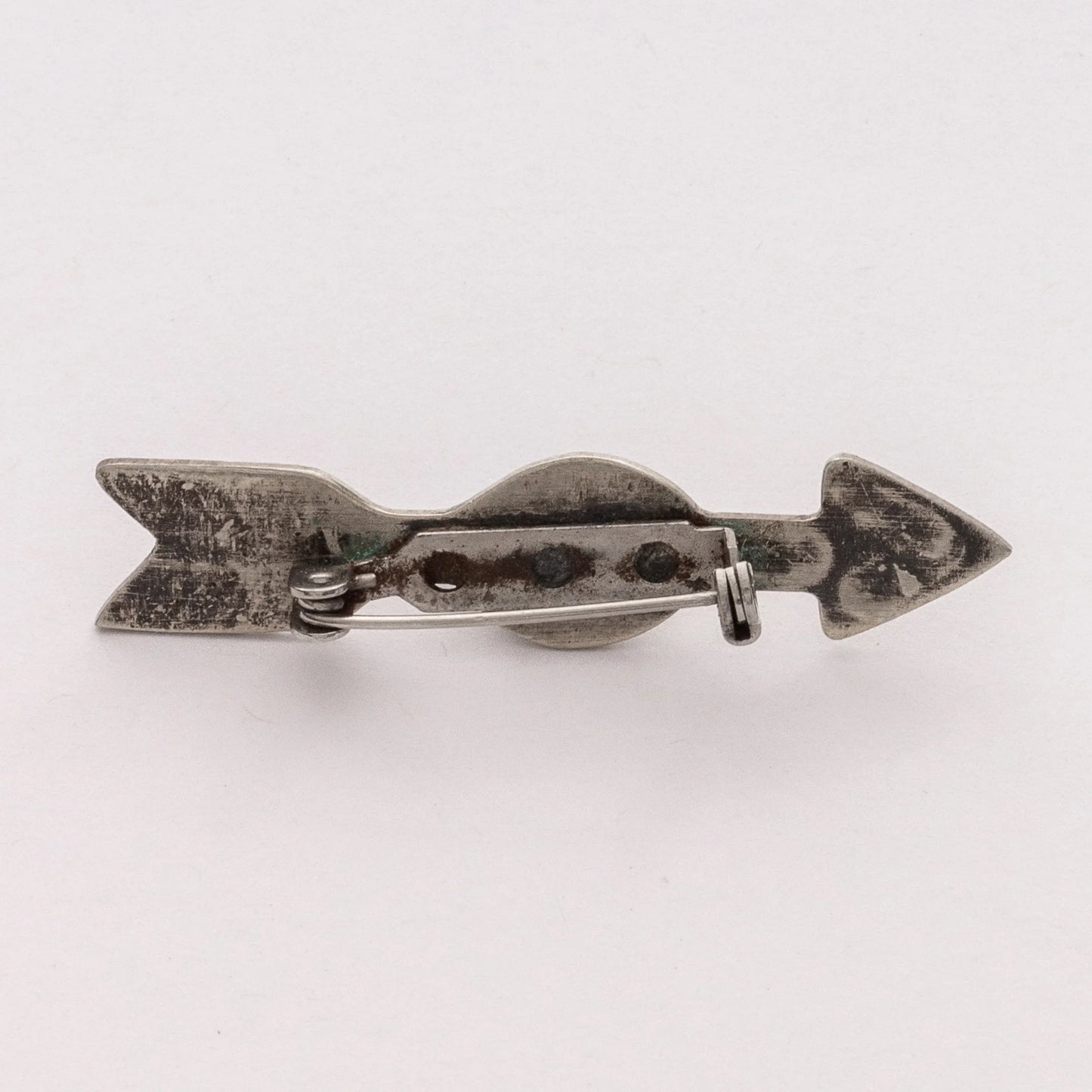 J. ALEXANDER RUSTIC SILVER Arrow Pin