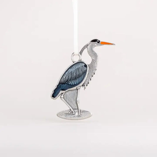 DANFORTH PEWTER Blue Heron Ornament