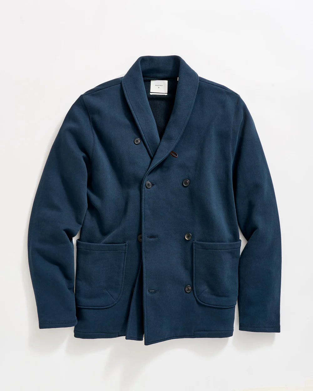 BILLY REID John Shawl Cardigan Carbon Blue