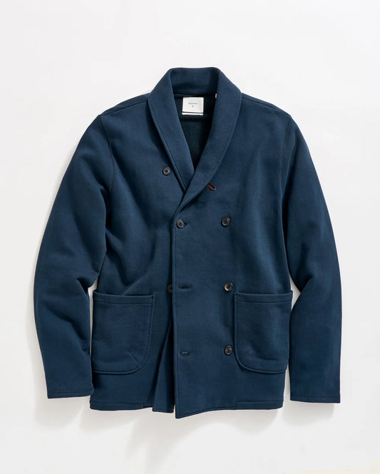 BILLY REID John Shawl Cardigan Carbon Blue