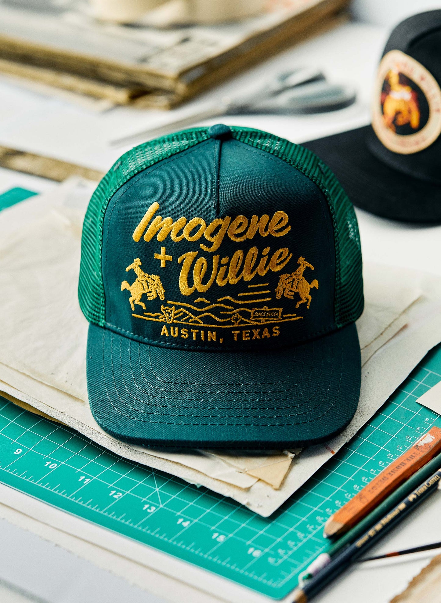 IMOGENE + WILLIE Bronco Trucker Hat