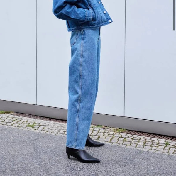 JAMES STREET 90s Washed Blue Baggy Jeans